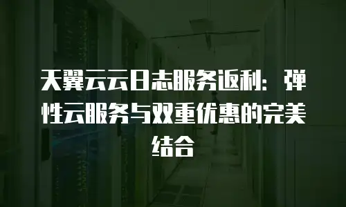 天翼云云日志服务返利：弹性云服务与双重优惠的完美结合