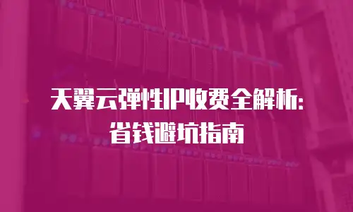 天翼云弹性IP收费全解析：省钱避坑指南