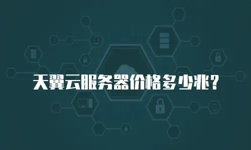 天翼云服务器价格多少兆？