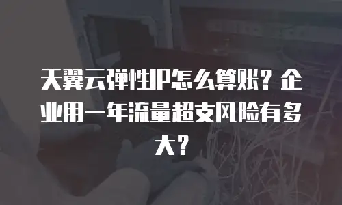 天翼云弹性IP怎么算账？企业用一年流量超支风险有多大？