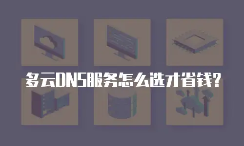 多云DNS服务怎么选才省钱？