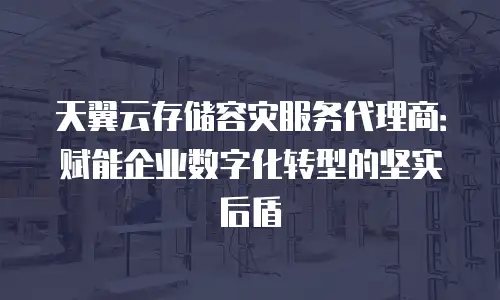 天翼云存储容灾服务代理商：赋能企业数字化转型的坚实后盾