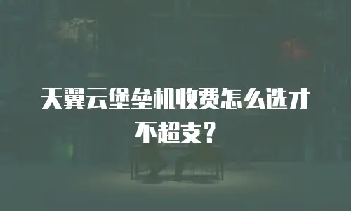 天翼云堡垒机收费怎么选才不超支？