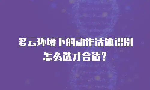 多云环境下的动作活体识别怎么选才合适？