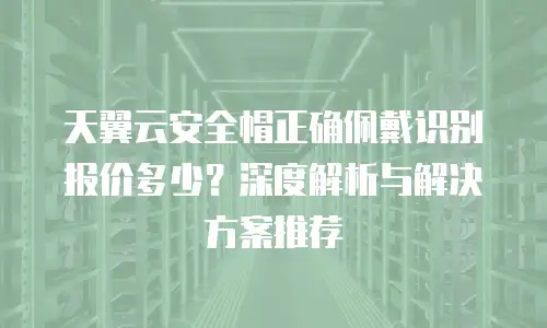 天翼云安全帽正确佩戴识别报价多少？深度解析与解决方案推荐