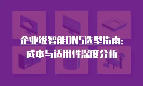 企业级智能DNS选型指南：成本与适用性深度分析