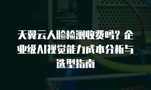 天翼云人脸检测收费吗？企业级AI视觉能力成本分析与选型指南