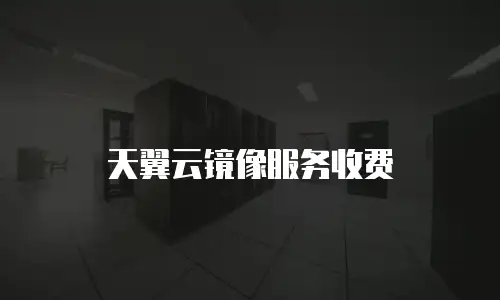 天翼云镜像服务收费
