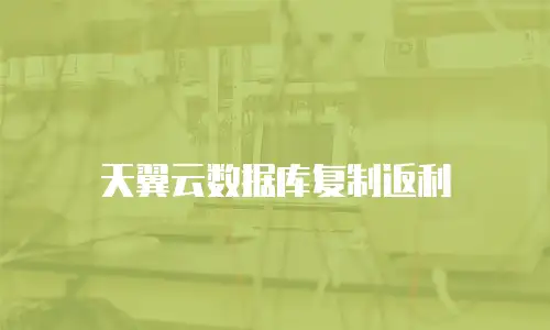 天翼云数据库复制返利