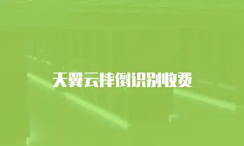 天翼云摔倒识别收费