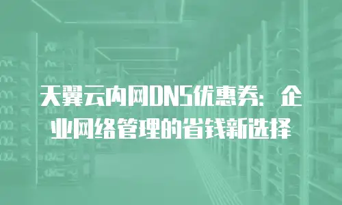 天翼云内网DNS优惠券：企业网络管理的省钱新选择