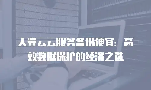 天翼云云服务备份便宜：高效数据保护的经济之选