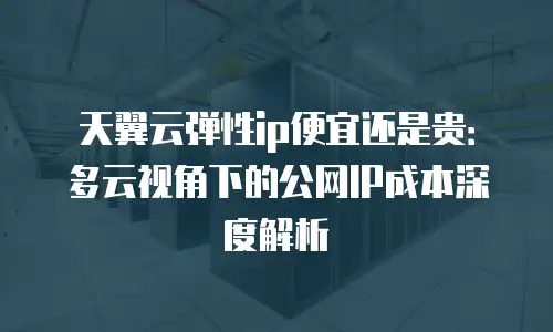 天翼云弹性ip便宜还是贵：多云视角下的公网IP成本深度解析