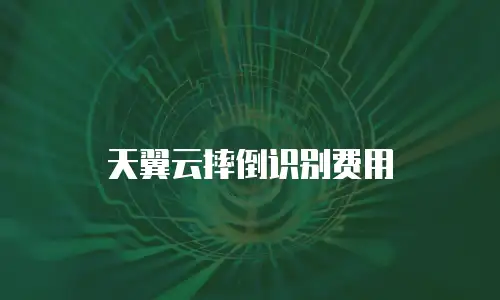 天翼云摔倒识别费用