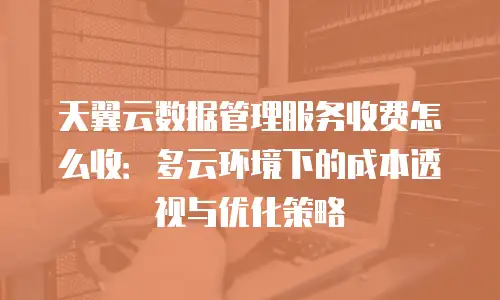 天翼云数据管理服务收费怎么收：多云环境下的成本透视与优化策略