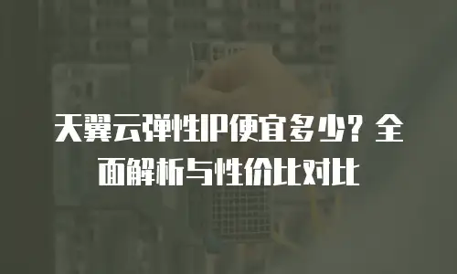 天翼云弹性IP便宜多少？全面解析与性价比对比