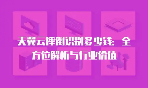 天翼云摔倒识别多少钱：全方位解析与行业价值