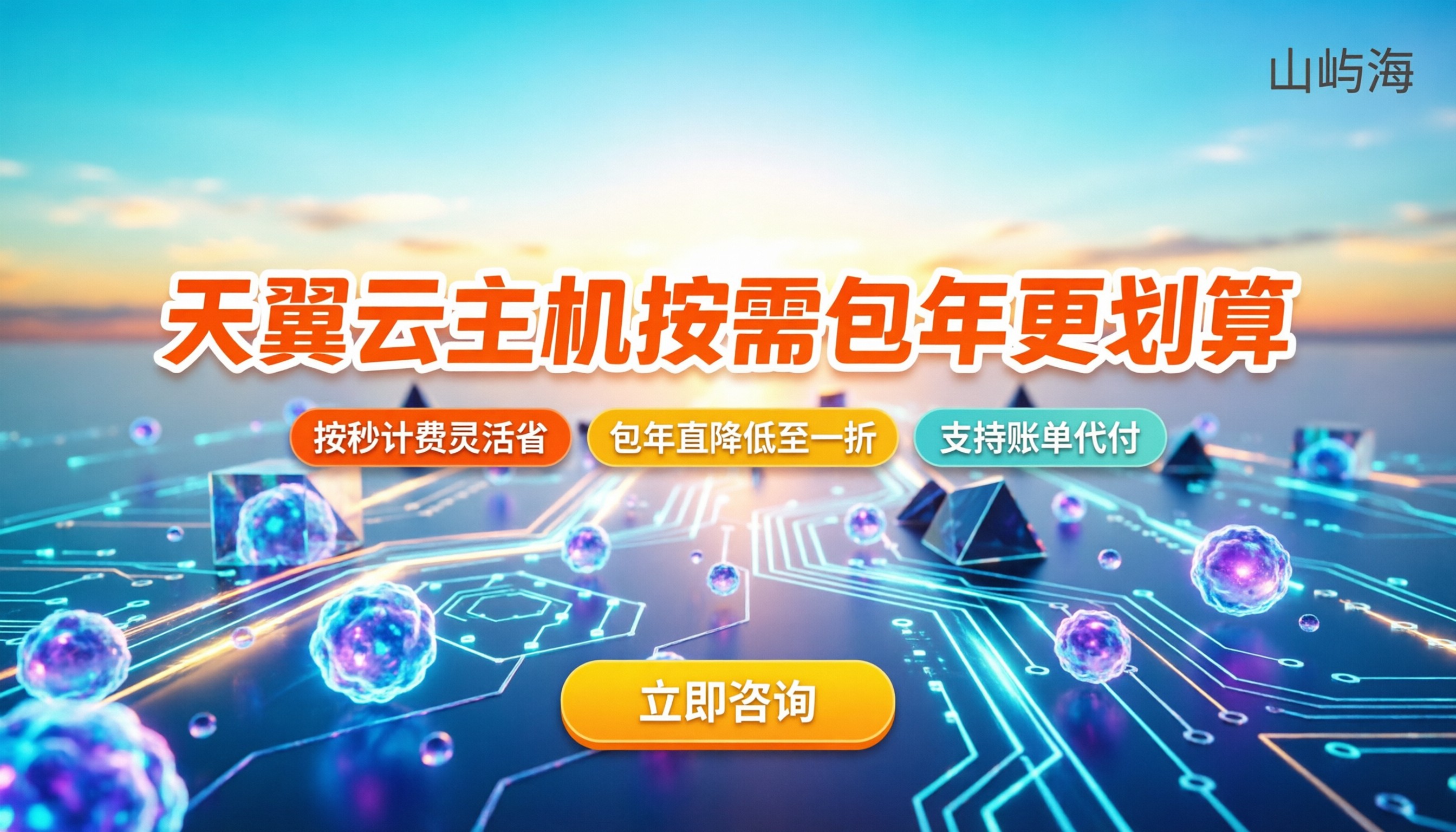 天翼云弹性云主机价格：按需和包年怎么算更划算