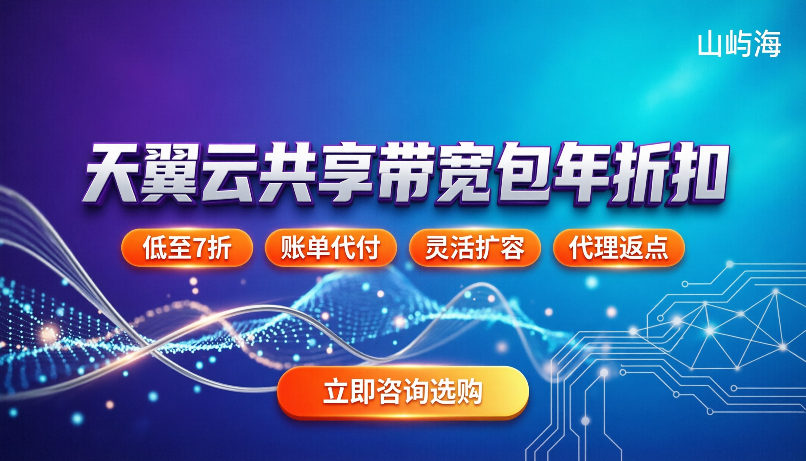 天翼云共享带宽包年折扣:怎么买最划算