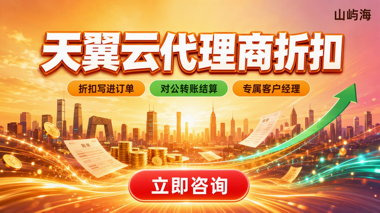 北京天翼云代理商折扣:选哪家更划算