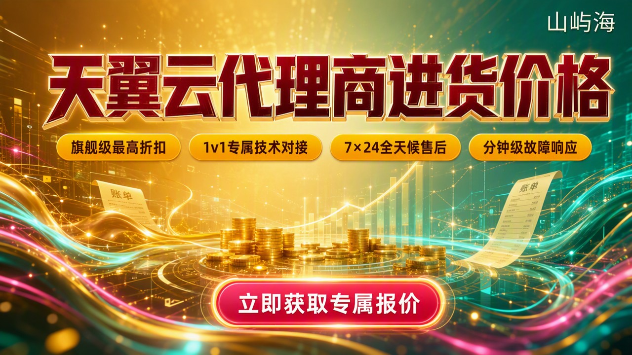 天翼云代理商进货价格:对比选哪家更省