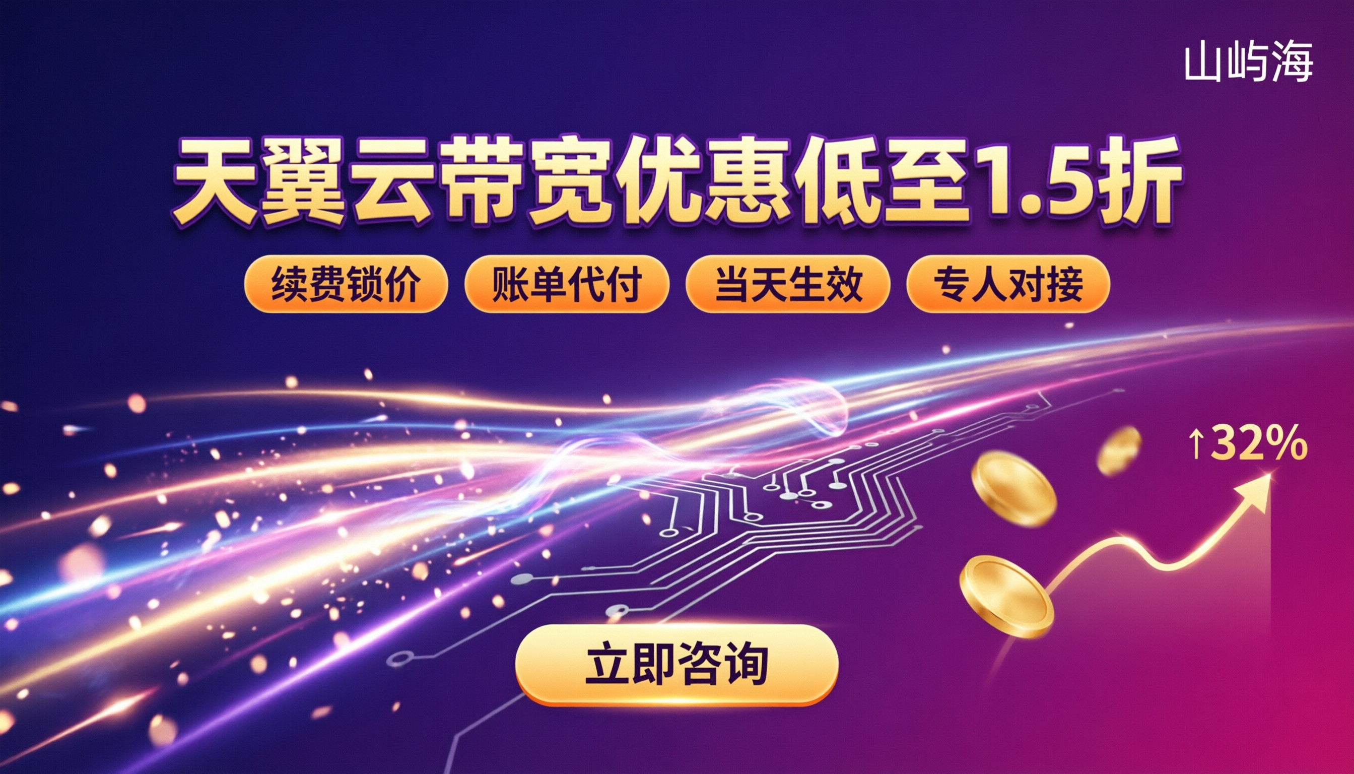 天翼云带宽优惠活动价格是多少：哪家代理更划算