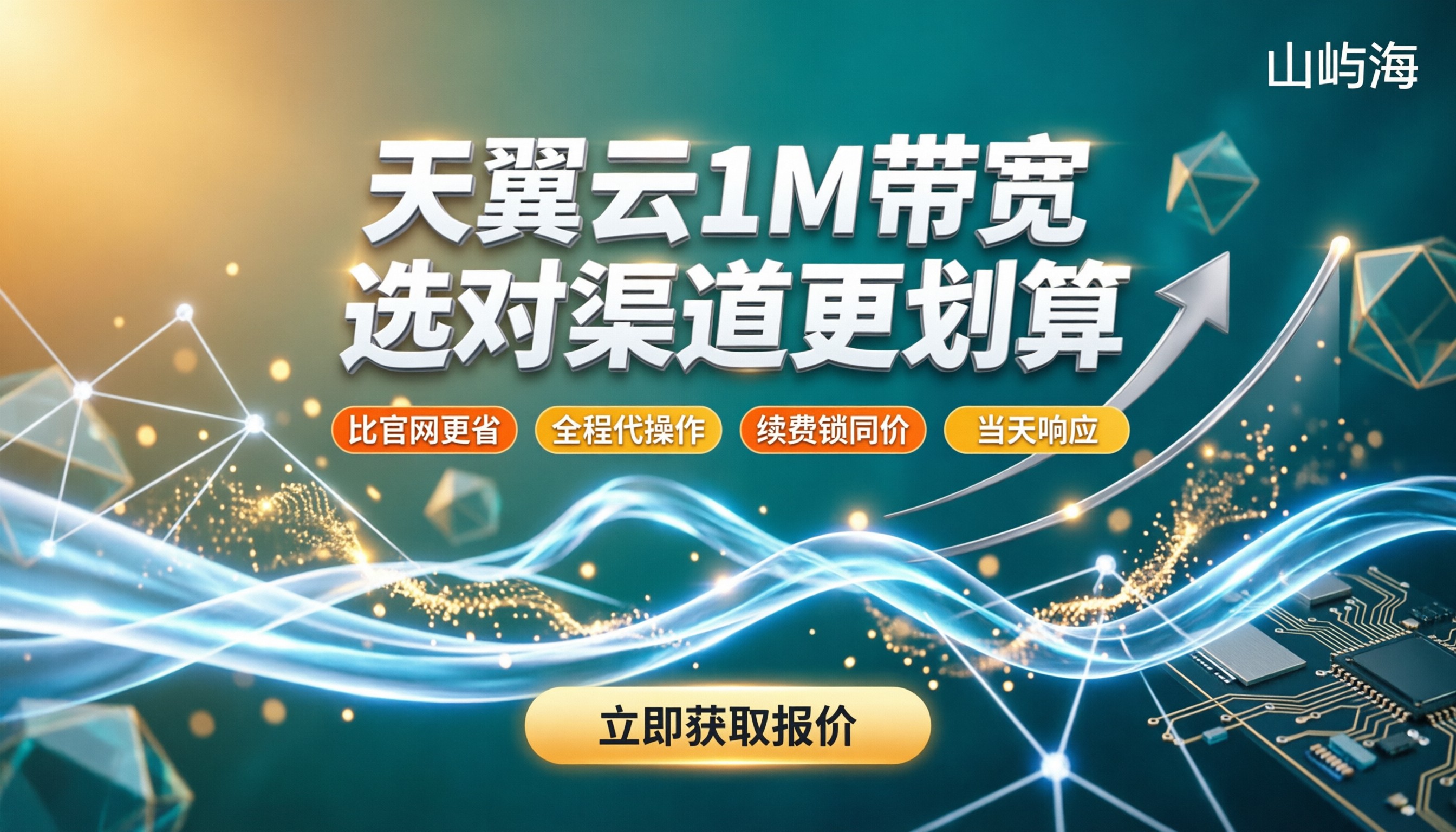 天翼云1M带宽价格是多少:选哪家代理商更划算