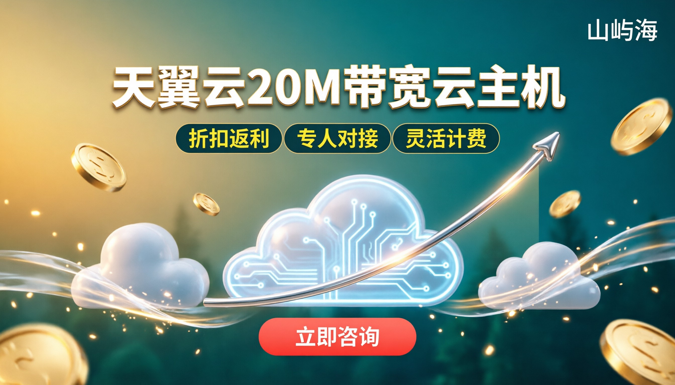 天翼云20M带宽云主机多少钱：怎么选更省钱