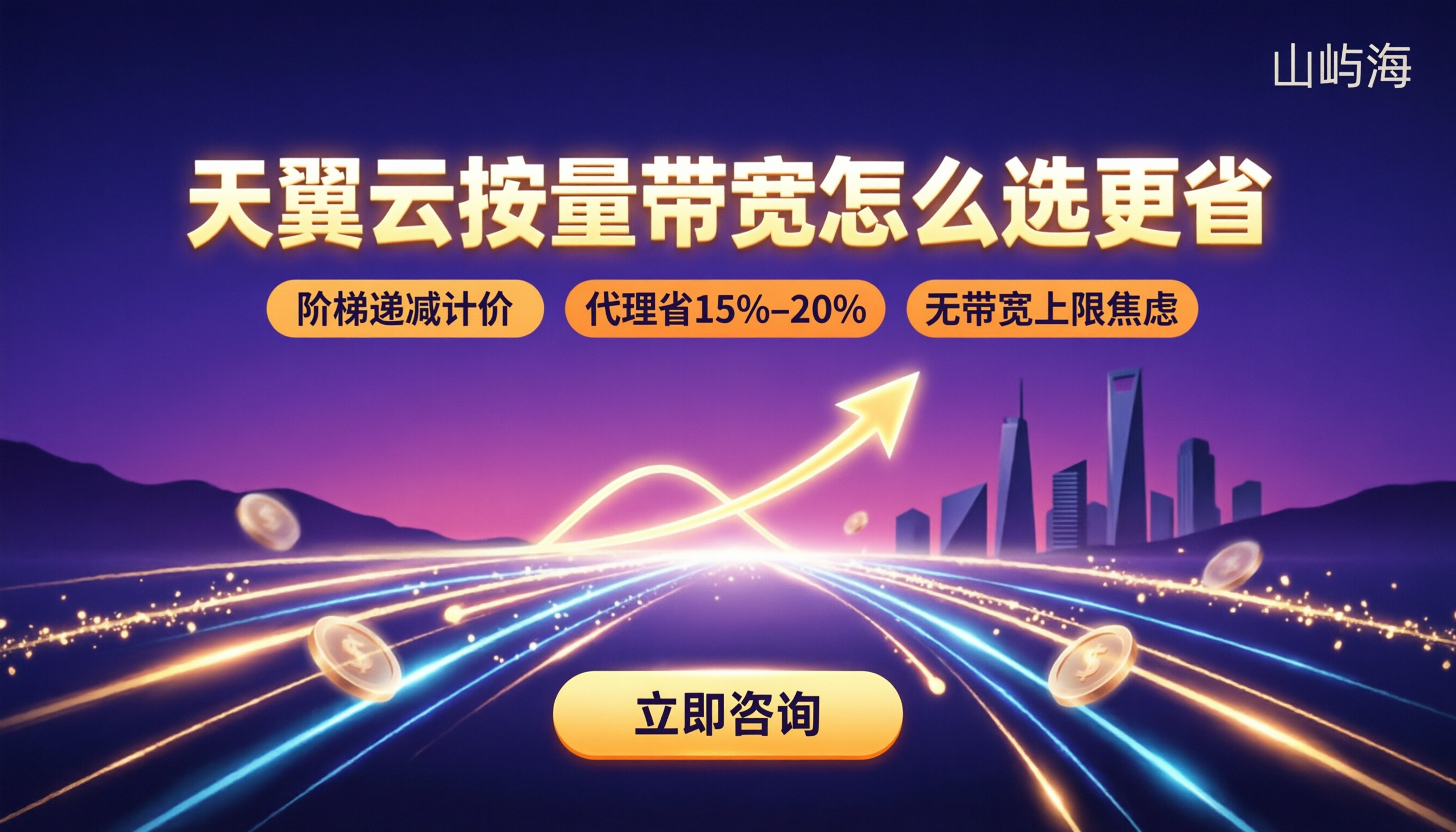 天翼云按流量计费带宽价格：怎么选更省？