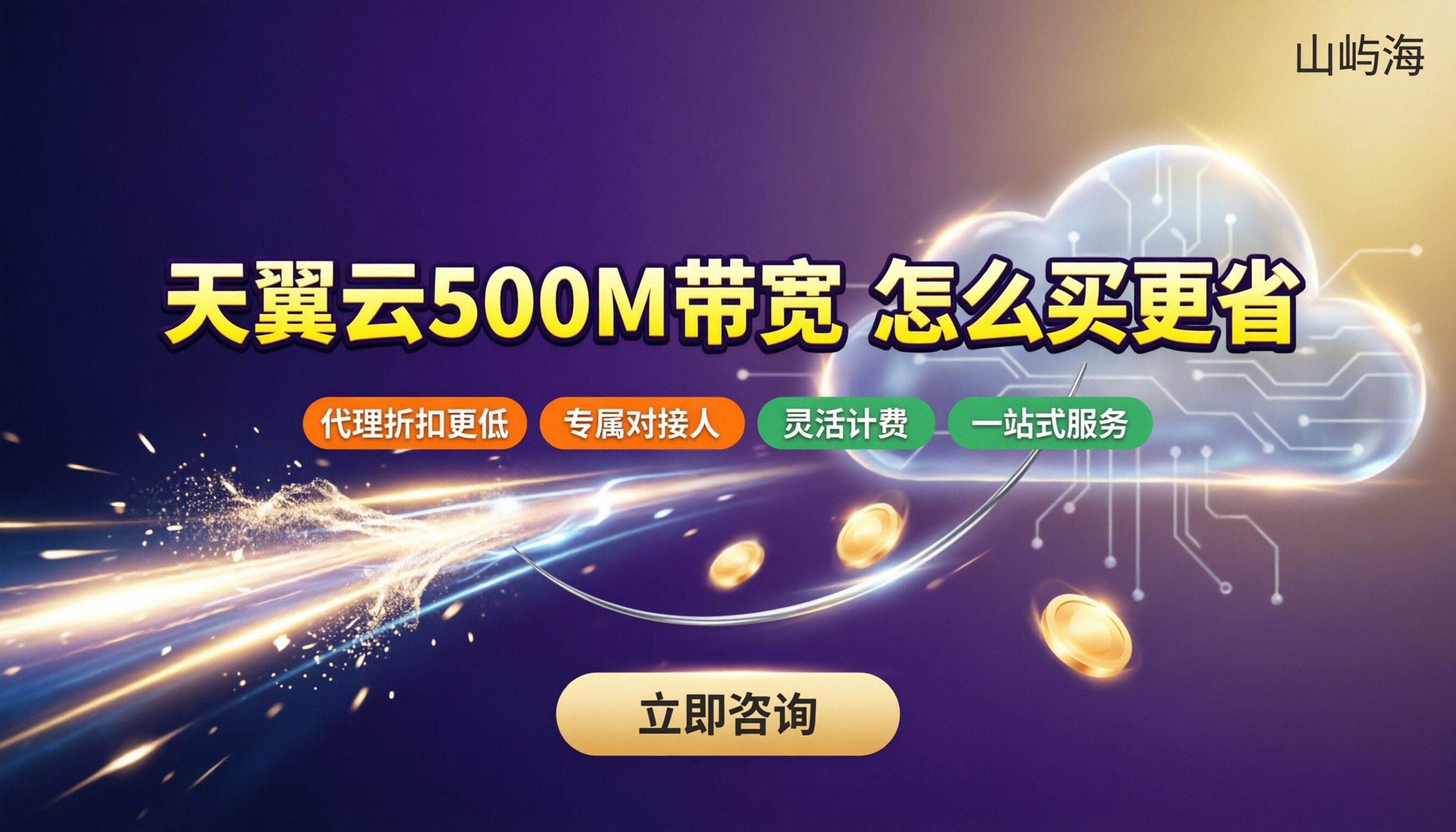 天翼云500M带宽费用：对比渠道怎么买更省？